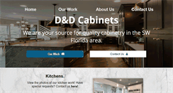 Desktop Screenshot of ddcabinets.com