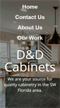 Mobile Screenshot of ddcabinets.com